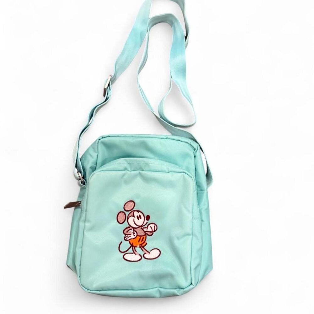 Disney Parks Genuine Mousewear Mickey Mouse Crossbody Bag Mint